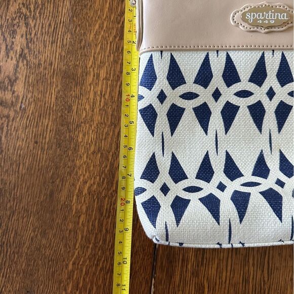 Spartina 449 Blue and Cream Crossbody Bag - Picture 10 of 10